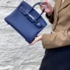 DDMode Birkin Togo Gem Blue Silver Hardware 25cm Full Handmade Phw