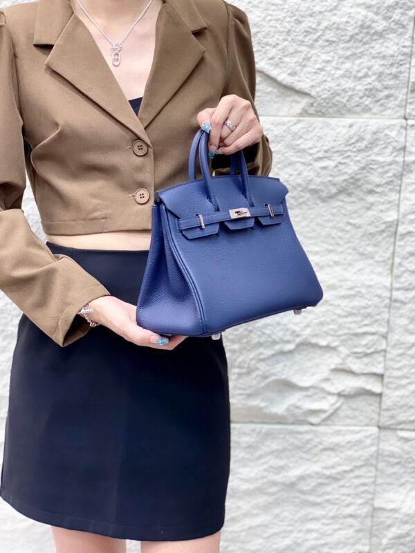 DDMode Birkin Togo Gem Blue Silver Hardware 25cm Full Handmade Phw