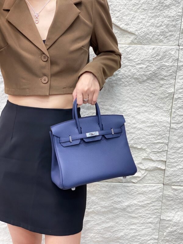 DDMode Birkin Togo Gem Blue Silver Hardware 25cm Full Handmade Phw