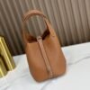 DDMode Factory Picotin Togo Golden Brown Silver Hardware 18cm Full Handmade