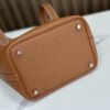 DDMode Factory Picotin Togo Golden Brown Silver Hardware 18cm Full Handmade