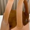 DDMode Factory Picotin Togo Golden Brown Silver Hardware 18cm Full Handmade