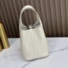 DDMode Factory Picotin Togo Creamy White Silver Hardware 18cm Full Handmade