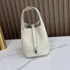 DDMode Factory Picotin Togo Creamy White Silver Hardware 18cm Full Handmade