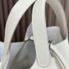 DDMode Factory Picotin Togo Creamy White Silver Hardware 18cm Full Handmade