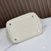 DDMode Factory Picotin Togo Creamy White Silver Hardware 18cm Full Handmade