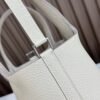 DDMode Factory Picotin Togo Creamy White Silver Hardware 18cm Full Handmade
