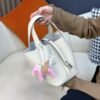DDMode Factory Picotin Togo Creamy White Silver Hardware 18cm Full Handmade