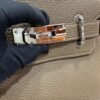 DDMode Factory Hacados Togo Etoupe Gray Silver Hardware 18cm Full Handmade