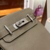 DDMode Factory Hacados Togo Etoupe Gray Silver Hardware 18cm Full Handmade