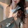 DDMode Factory Hacados Togo Etoupe Gray Silver Hardware 18cm Full Handmade
