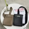 DDMode Factory Hacados Togo Etoupe Gray Silver Hardware 18cm Full Handmade