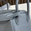 DDMode Mini Lindy Togo Linen blue Silver Hardware 19cm Full Handmade