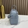 DDMode Mini Lindy Togo Linen blue Silver Hardware 19cm Full Handmade