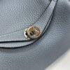 DDMode Mini Lindy Togo Linen blue Silver Hardware 19cm Full Handmade