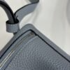 DDMode Mini Lindy Togo Linen blue Silver Hardware 19cm Full Handmade