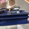 DDMode Constance Lizard Leather Gem Blue Silver Hardware 19cm Full Handmade