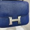 DDMode Constance Lizard Leather Gem Blue Silver Hardware 19cm Full Handmade