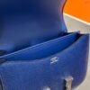 DDMode Constance Lizard Leather Gem Blue Silver Hardware 19cm Full Handmade