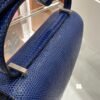 DDMode Constance Lizard Leather Gem Blue Silver Hardware 19cm Full Handmade
