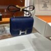 DDMode Constance Lizard Leather Gem Blue Silver Hardware 19cm Full Handmade