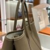 DDMode Garden Party Togo Etoupe Grey Silver Hardware 36cm Full Handmade Phw