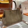DDMode Garden Party Togo Etoupe Grey Silver Hardware 36cm Full Handmade Phw