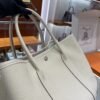 DDMode Garden Party Togo Creamy White Silver Hardware 36cm Full Handmade Phw