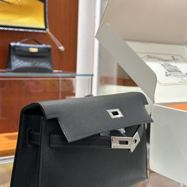 DDMode Kelly elan Madame Ck89 Black Silver Hardware 27cm Full Handmade Phw