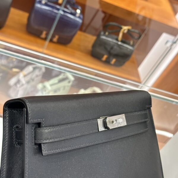 DDMode Kelly elan Madame Ck89 Black Silver Hardware 27cm Full Handmade Phw