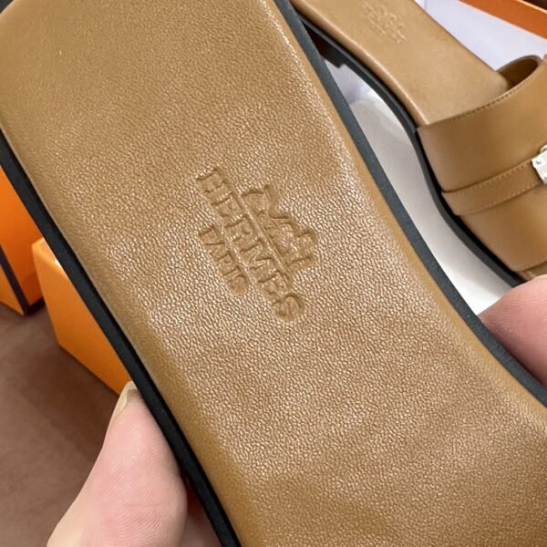 DDMode Hot slipper Kelly Buckle Golden Brown Full Handmade