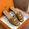 DDMode Hot slipper Kelly Buckle Golden Brown Full Handmade