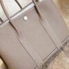 DDMode Hermes CK18 Etoupe Garden Party 30CM Negonda Leather Silver Hardware
