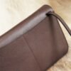DDMode Factory Hermes 46 Ebene Barenia Leather Halzan 25CM Silver Hardware