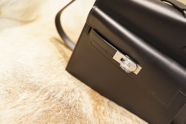 DDMode Hermes CK89 Nior Box Leather Kelly Desordre 20 Silver Hardware