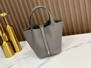 DDMode Factory Picotin Togo Tinware grey Silver Hardware 18cm Full Handmade