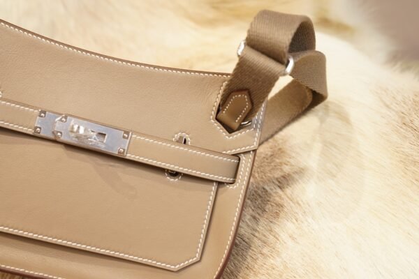 DDMode Wechat Hermes Jypsiere Mini CK18 Etoupe Swift Leather Silver Hardware