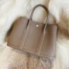 DDMode Hermes CK18 Etoupe Garden Party 30CM Negonda Leather Silver Hardware