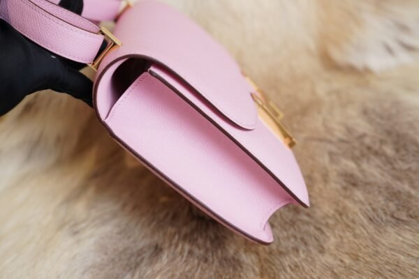 DDMode Whatsapp Hermes X9 Mauve Sylvestre Epsom Constance 24CM Gold Hardware