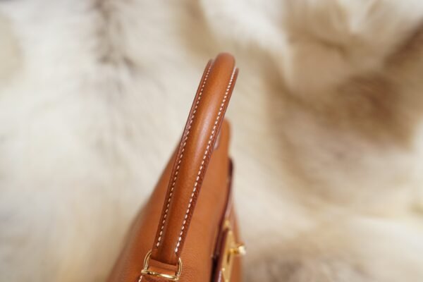 DDMode Hermes Kelly Retourne 32CM 34 Fauve Barenia Leather Gold Hardware