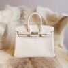 New Arrival Hermes 8L Beton Swift Leather Birkin 25CM Women’s Bag Gold Hardware