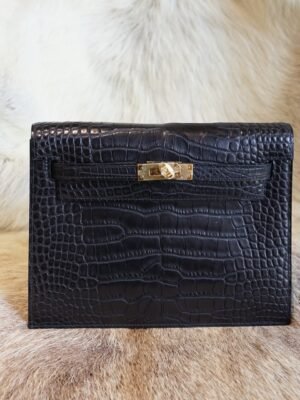 DDMode Hermes Kelly Danse 22CM CK89 Nior Matte Crocodile Gold Hardware