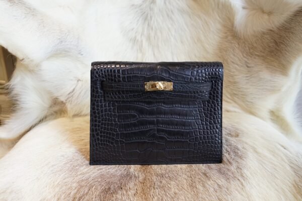 DDMode Hermes Kelly Danse 22CM CK89 Nior Matte Crocodile Gold Hardware