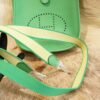DDMode Hermes 0Z Vert Comics Evelyne Mini 17CM Clemence Leather Silver Hardware