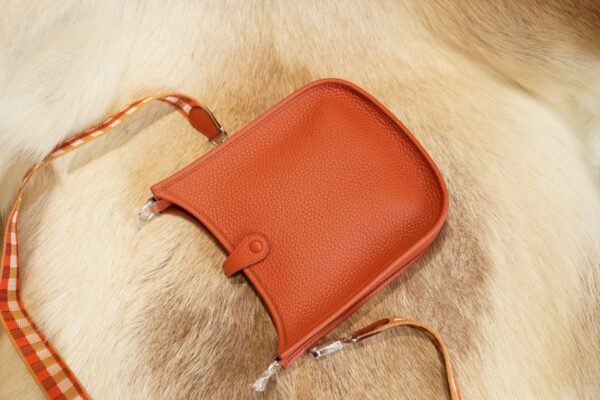 DDMode Factory Hermes Evelyne Mini 17CM 6C Cuivre Clemence Silver Hardware