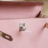 DDMode Whatsapp Hermes 3Q Rose Sakura / 8L Berton Togo Kelly 25CM Silver Hardware