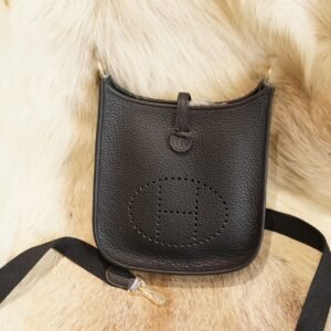 DDMode Factory Hermes CK89 Nior Clemence Leather Evelyne Mini 17CM Gold Hardware
