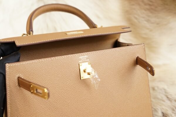 DDMode Hermes Kelly Sellier 25CM 3G Alezan Epsom Leather Gold Hardware
