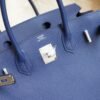 DDMode Hermes 73 Blue Saphir Togo Leather Birkin 30CM Silver Hardware