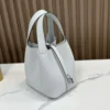 DDMode Factory Picotin Togo Light blue Silver Hardware 18cm Full Handmade
